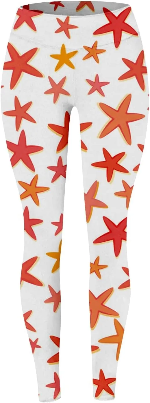 aihihe Women's USA Flag Print Leggings 4th of July Independent Day Yoga Pants Gym Workout Quick Dry Compression Tights