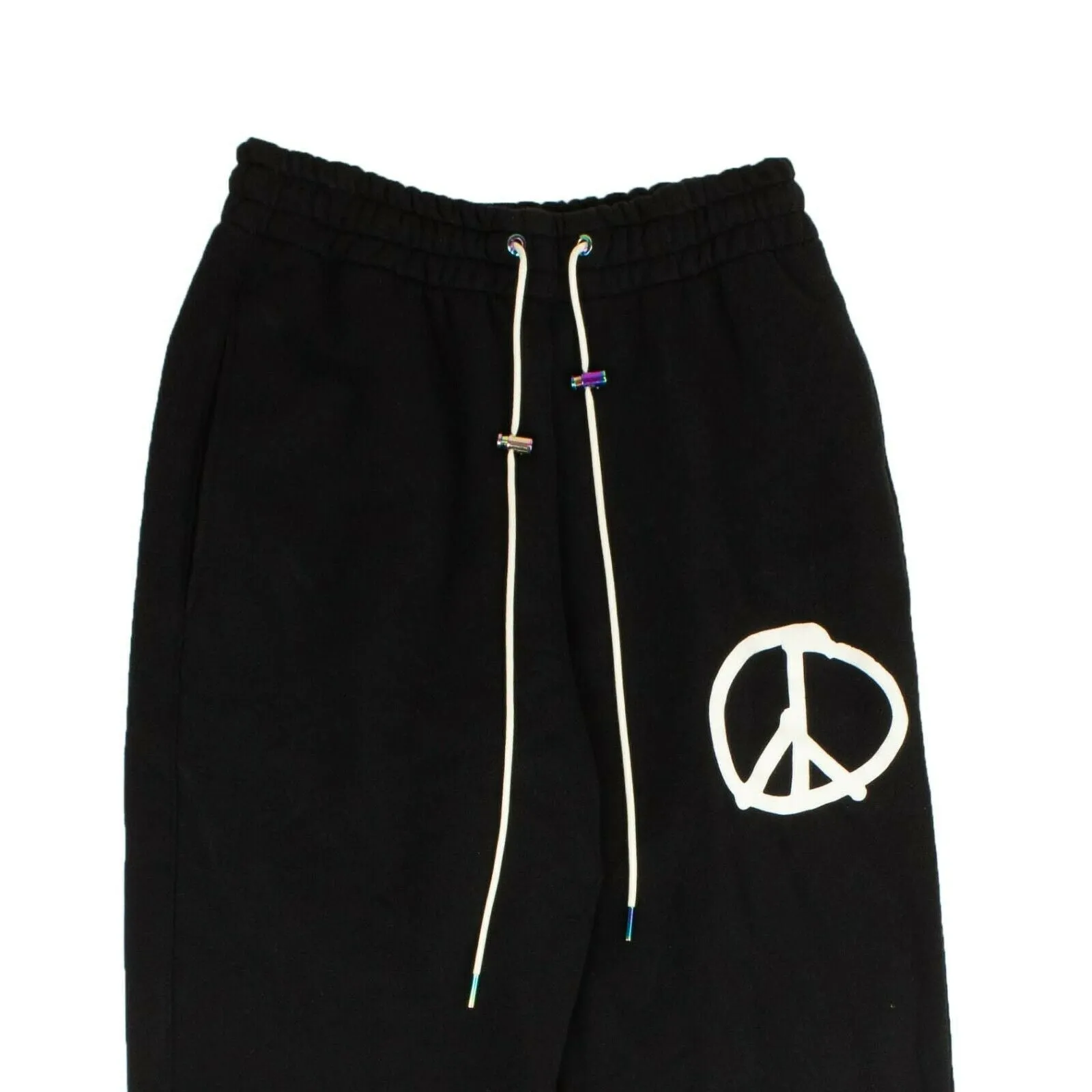 Bossi Peace Sign Sweatpants - Black/White