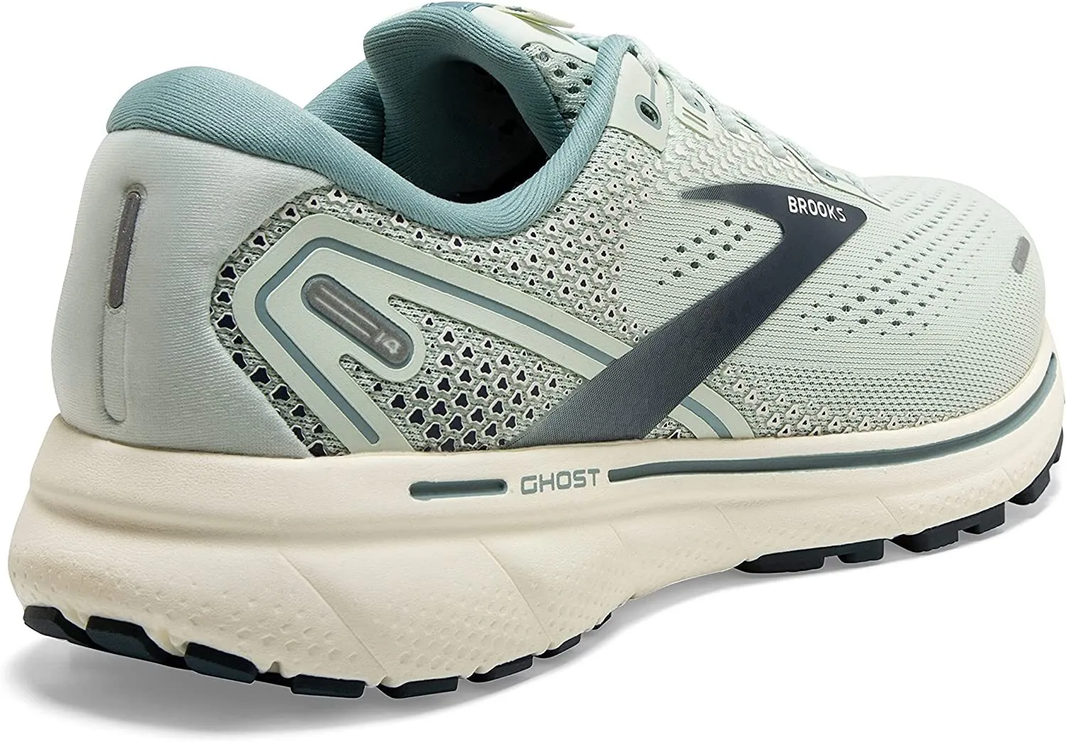 Brooks Ghost 14 Womens Running Shoes Sneakers Runners - Aqua/Whisper White/Navy