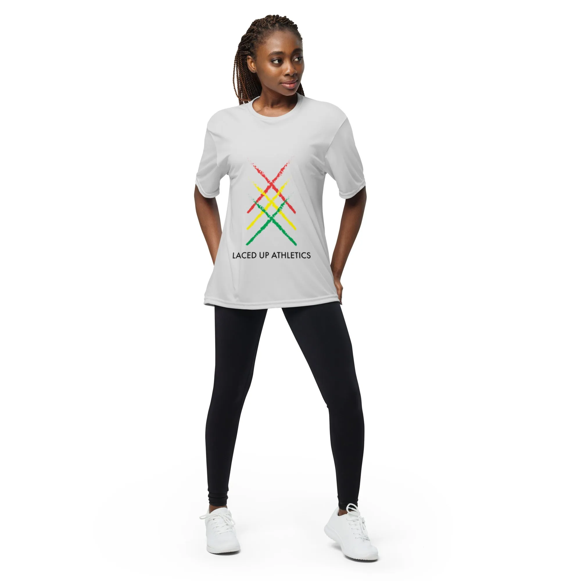 Classic Laced Up Athletics Unisex Dry-Fit crew neck t-shirt