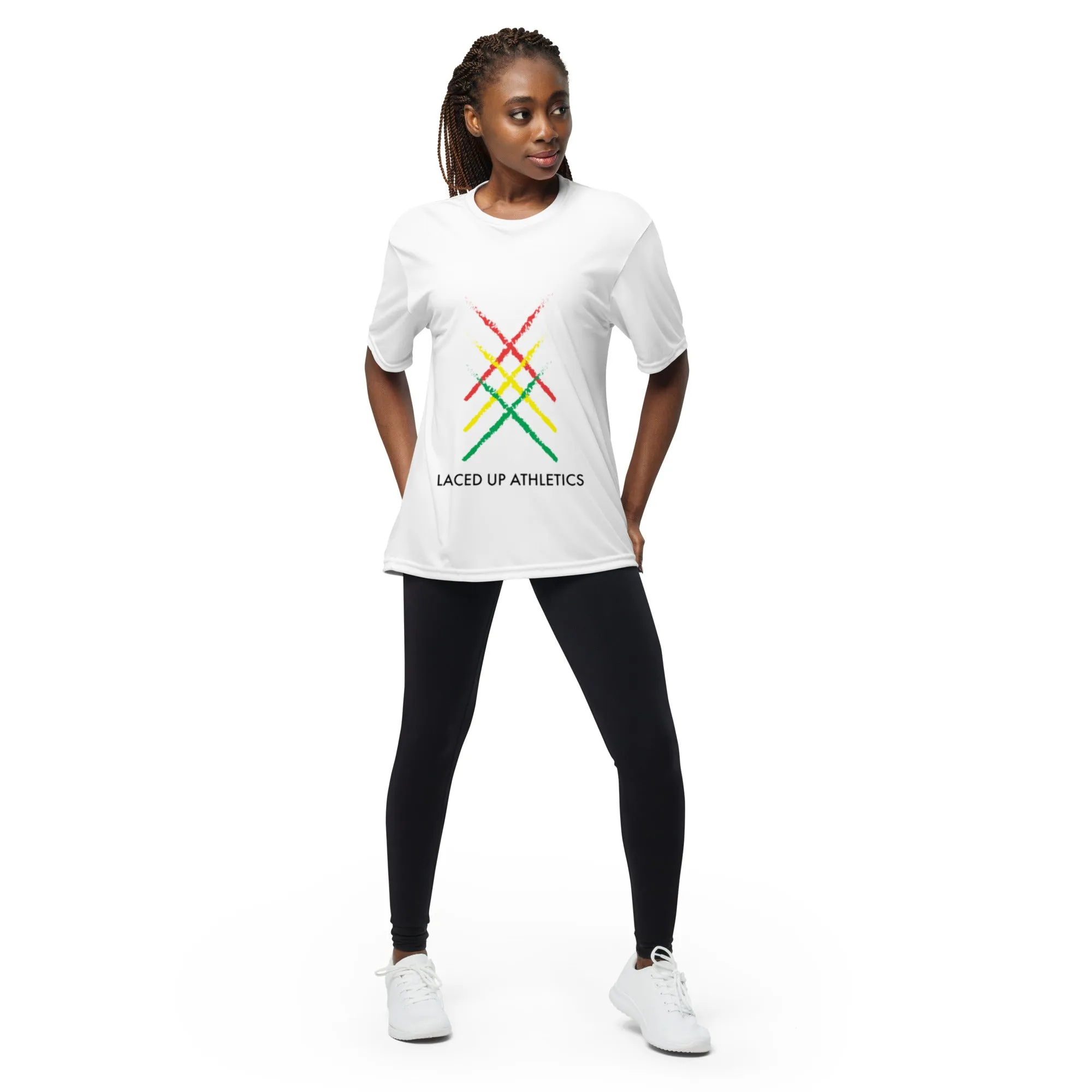 Classic Laced Up Athletics Unisex Dry-Fit crew neck t-shirt