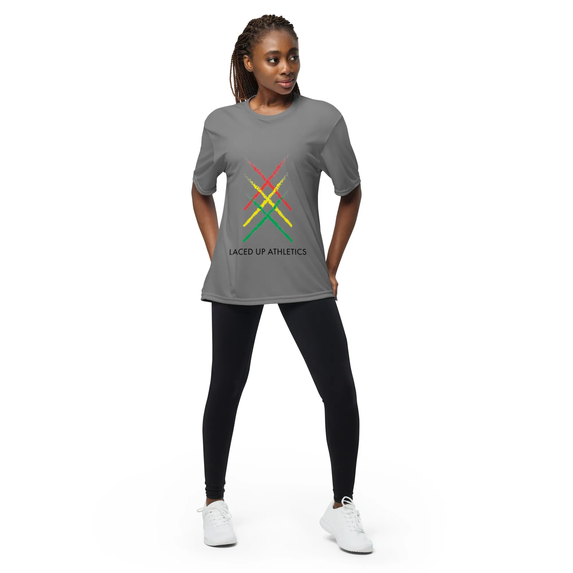 Classic Laced Up Athletics Unisex Dry-Fit crew neck t-shirt