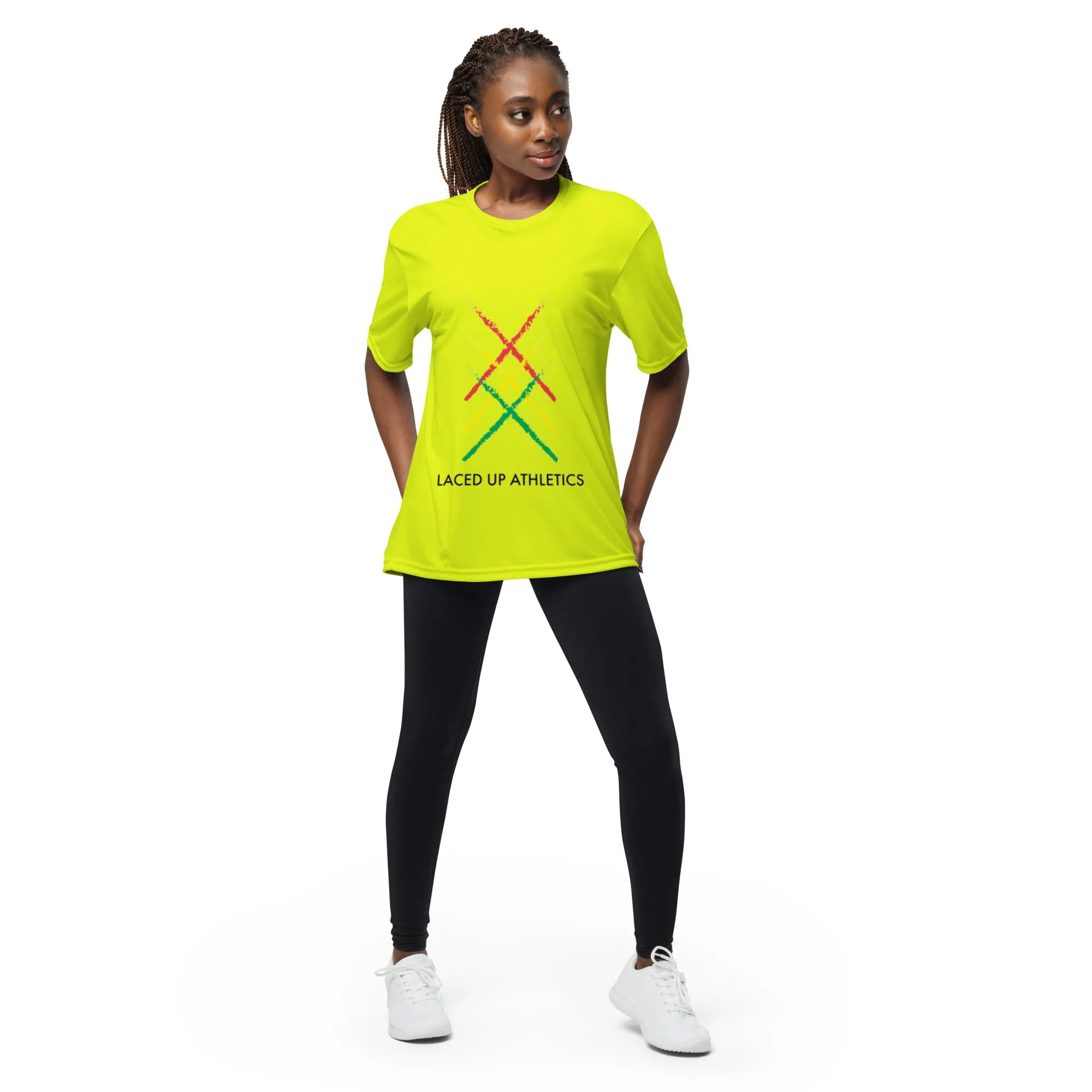 Classic Laced Up Athletics Unisex Dry-Fit crew neck t-shirt