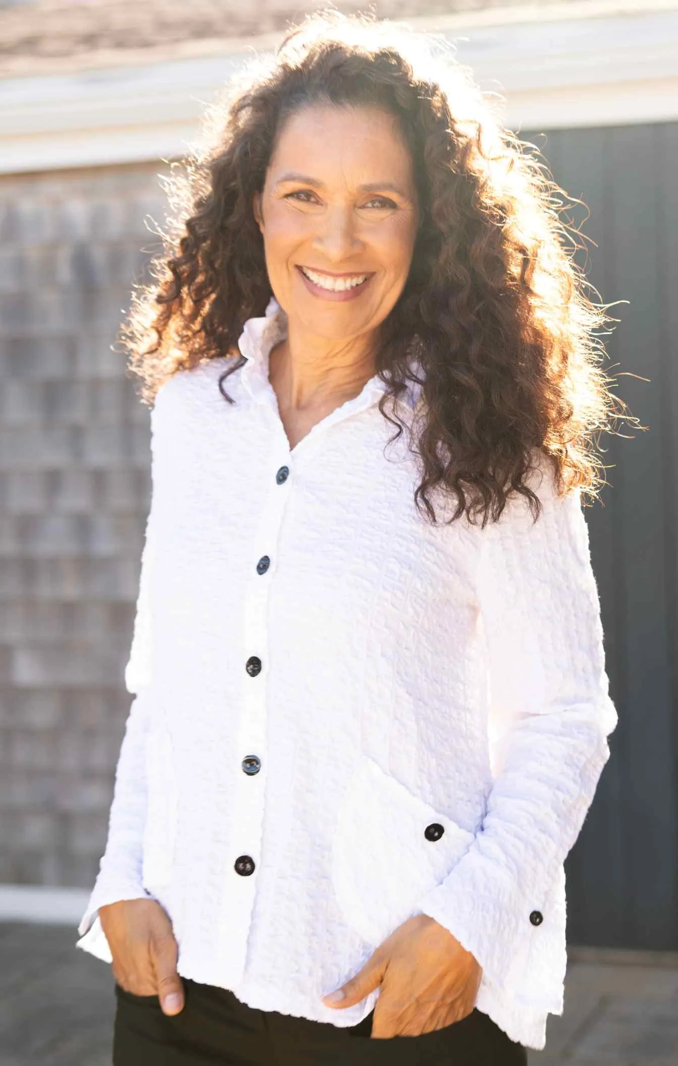 Habitat Pucker Weave Solid Retro Jacket - 23722