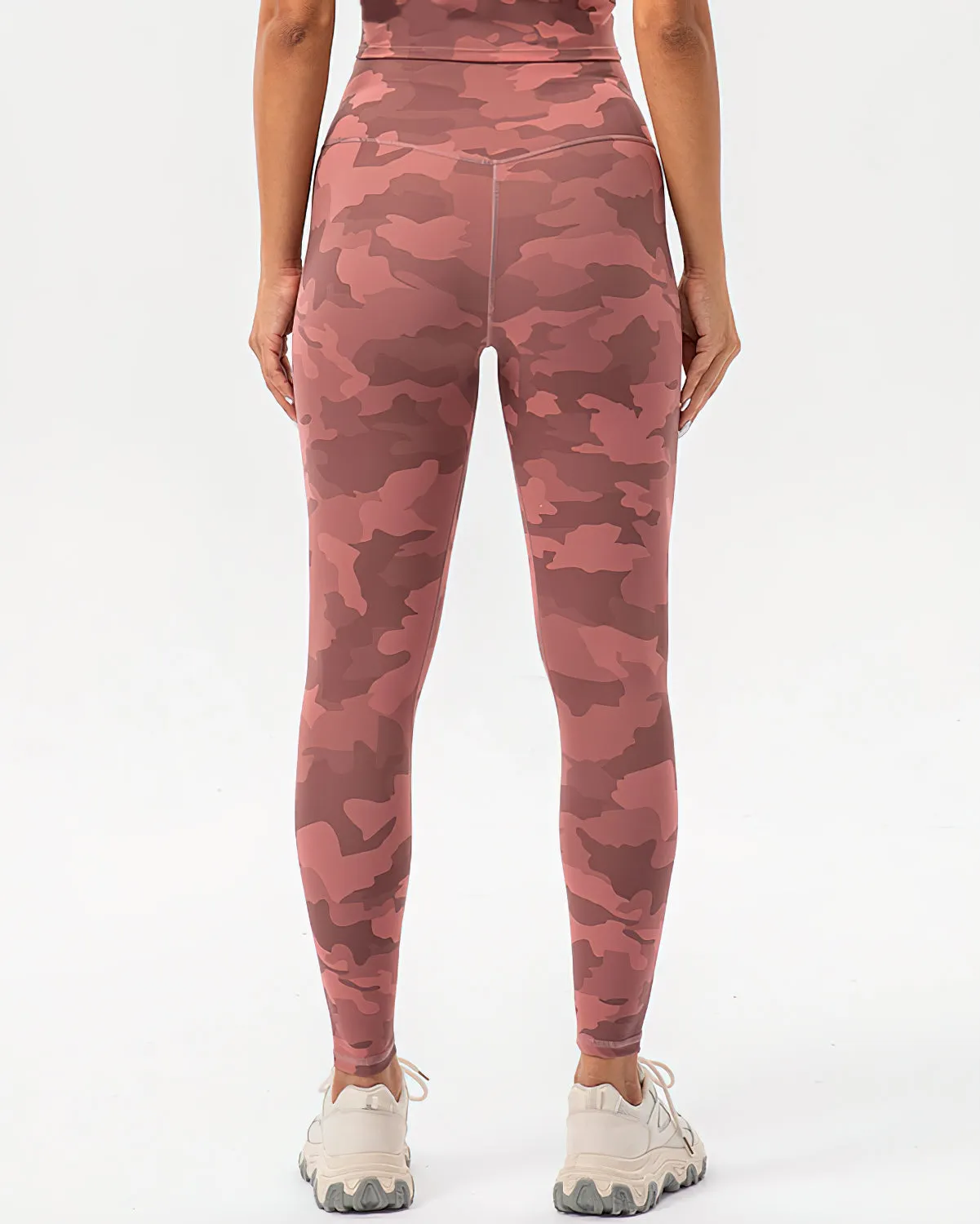 Harper Camo Leggings - Pink