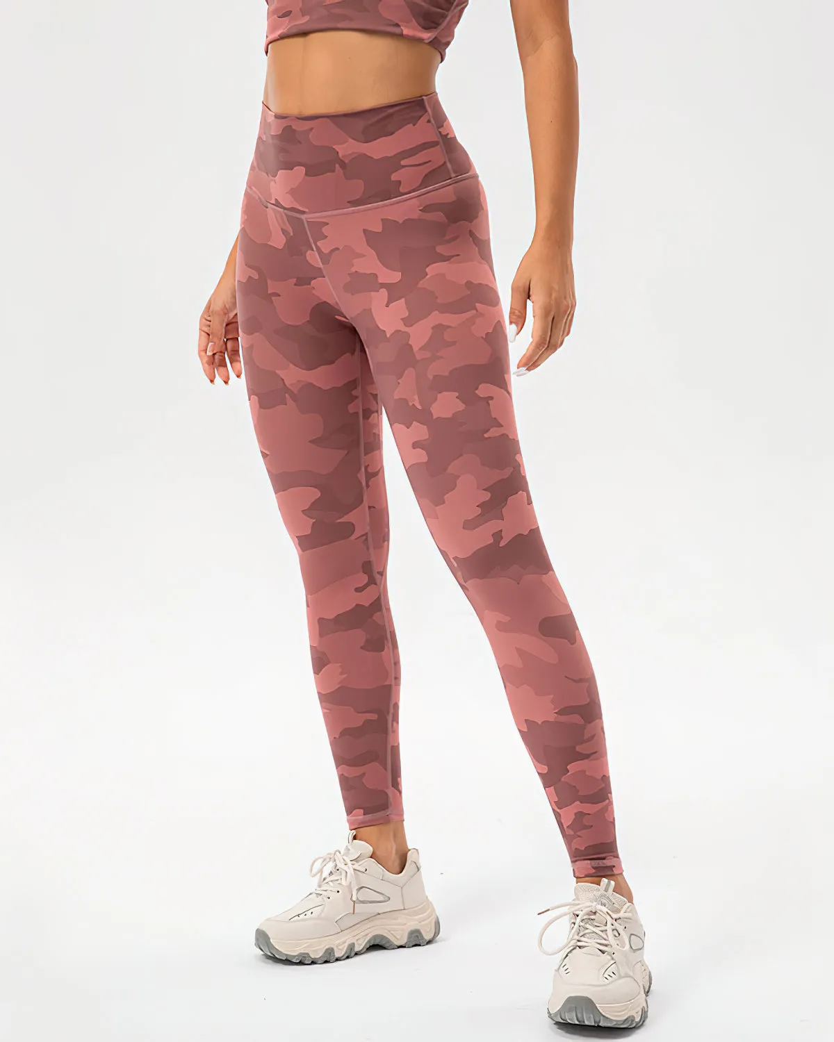 Harper Camo Leggings - Pink