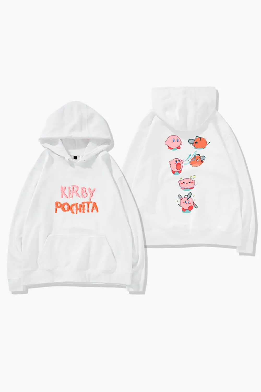 Kirby Pochita Chainsaw Man Hoodie
