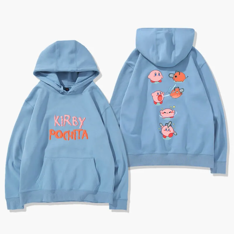 Kirby Pochita Chainsaw Man Hoodie