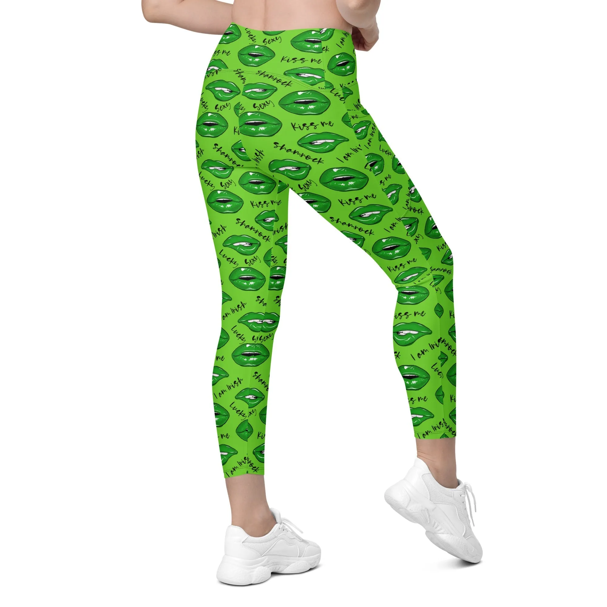 Lucky Irish Leggings With Pockets