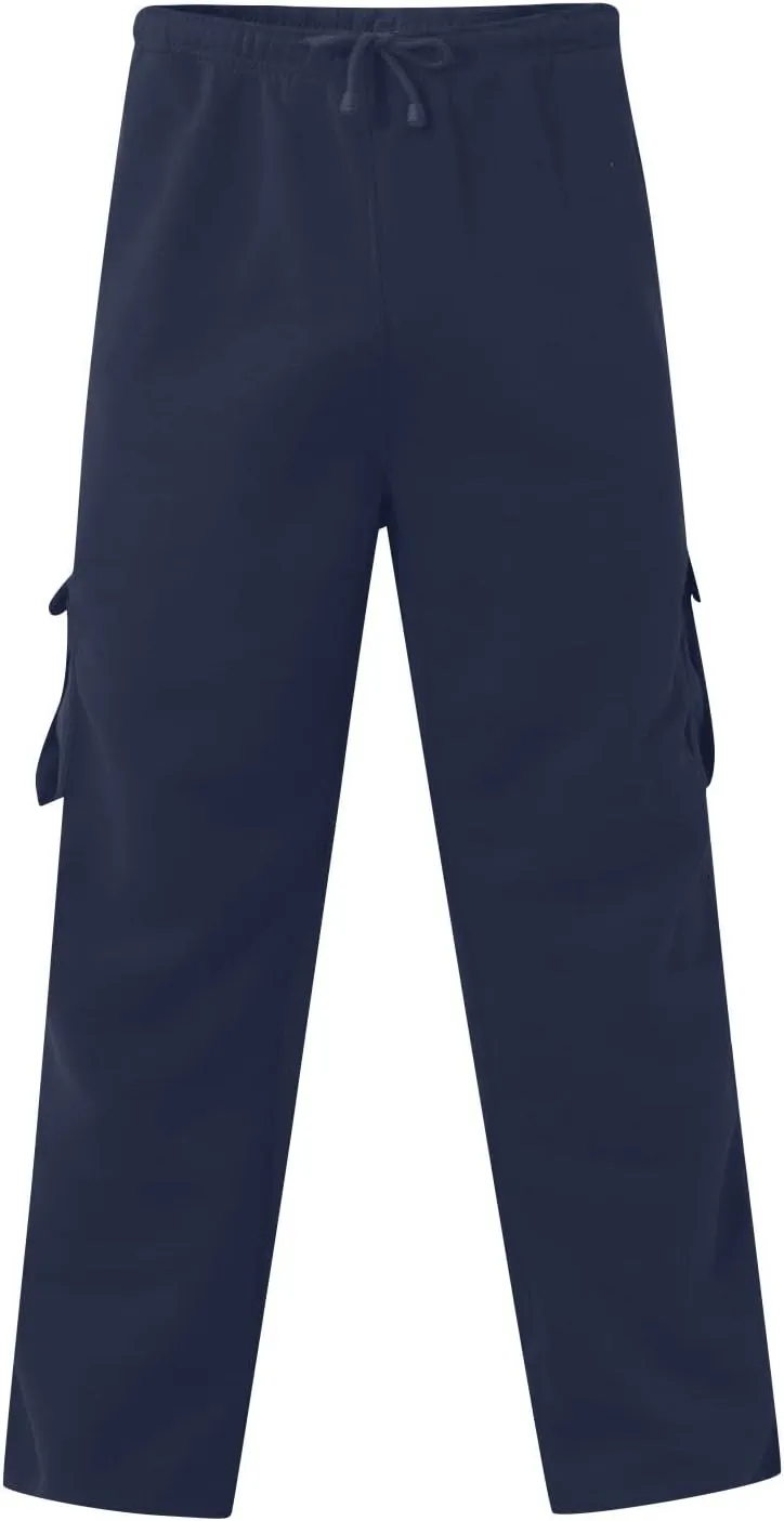 Men's Sweatpants Baggy Jogger with Pocket Drawstring Bottom Opening Sweatpants Outdoor Athletic Hiking Pants
