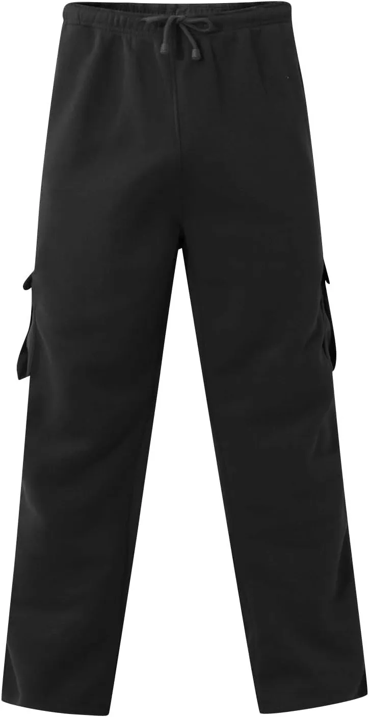 Men's Sweatpants Baggy Jogger with Pocket Drawstring Bottom Opening Sweatpants Outdoor Athletic Hiking Pants