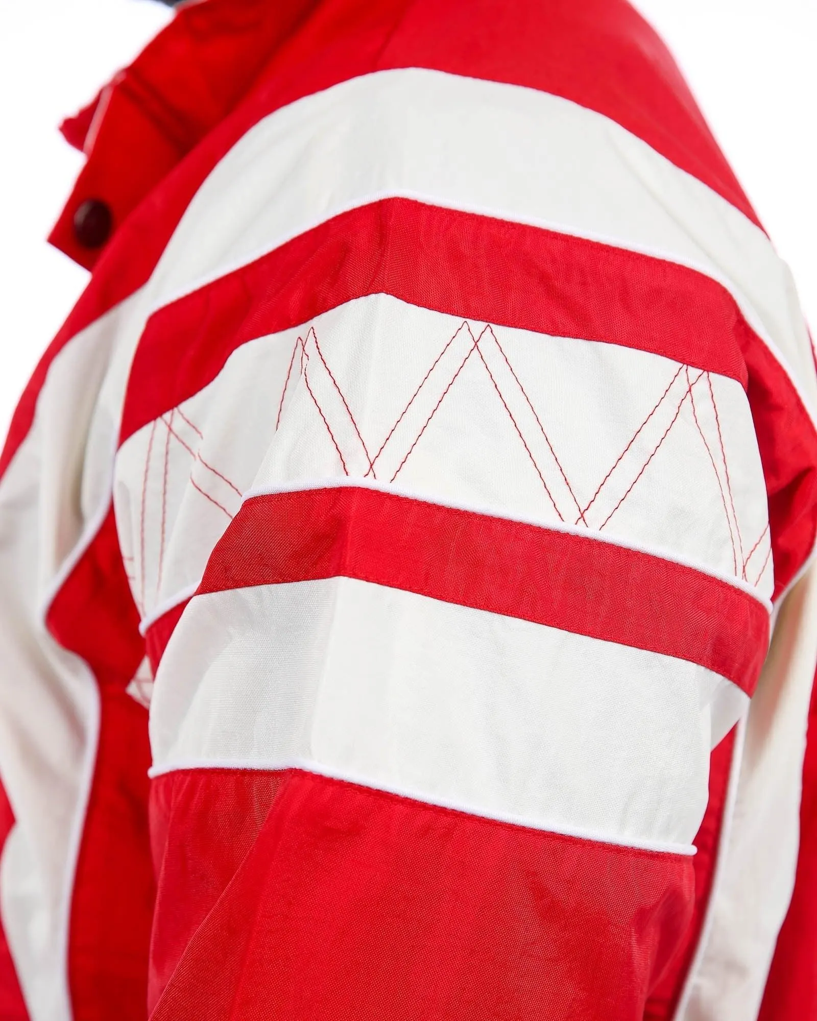 Portland Trail Blazers Impact Red Half Snap Pocket Jacket