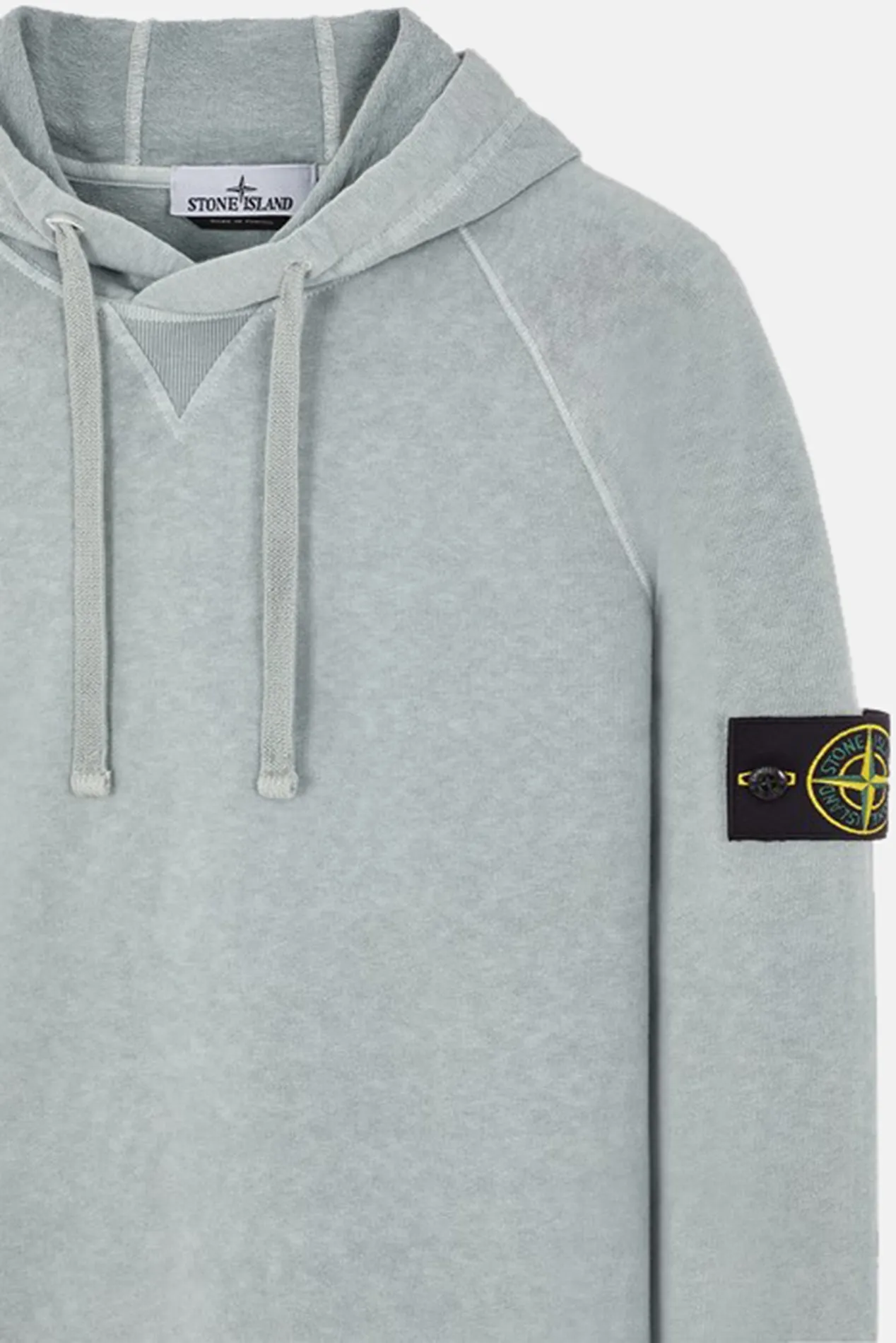 "OLD" Treatment Malfile Fleece Hoodie Sky Blue