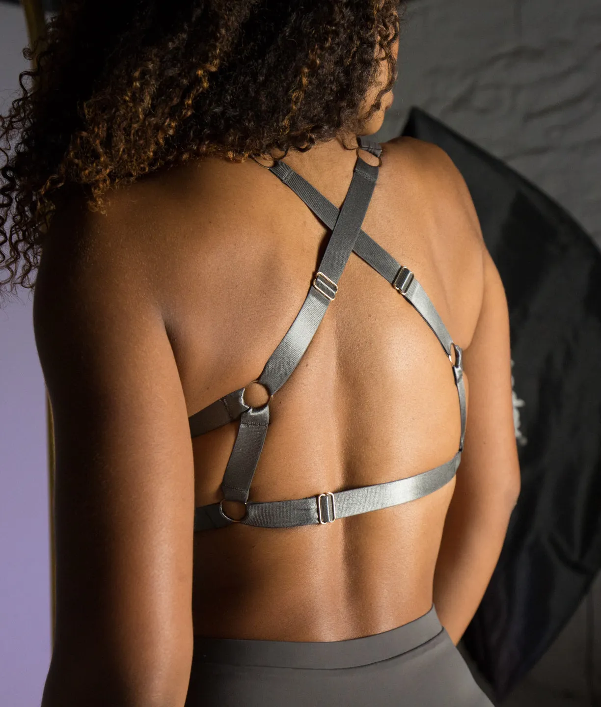 Tokio Bra - Matte Charcoal